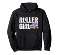 Roller Skating Theme Roller Skates Hoodie - Aesthetic Graphic Unisex - T-Shirt, Sweatshirt, Hoodie