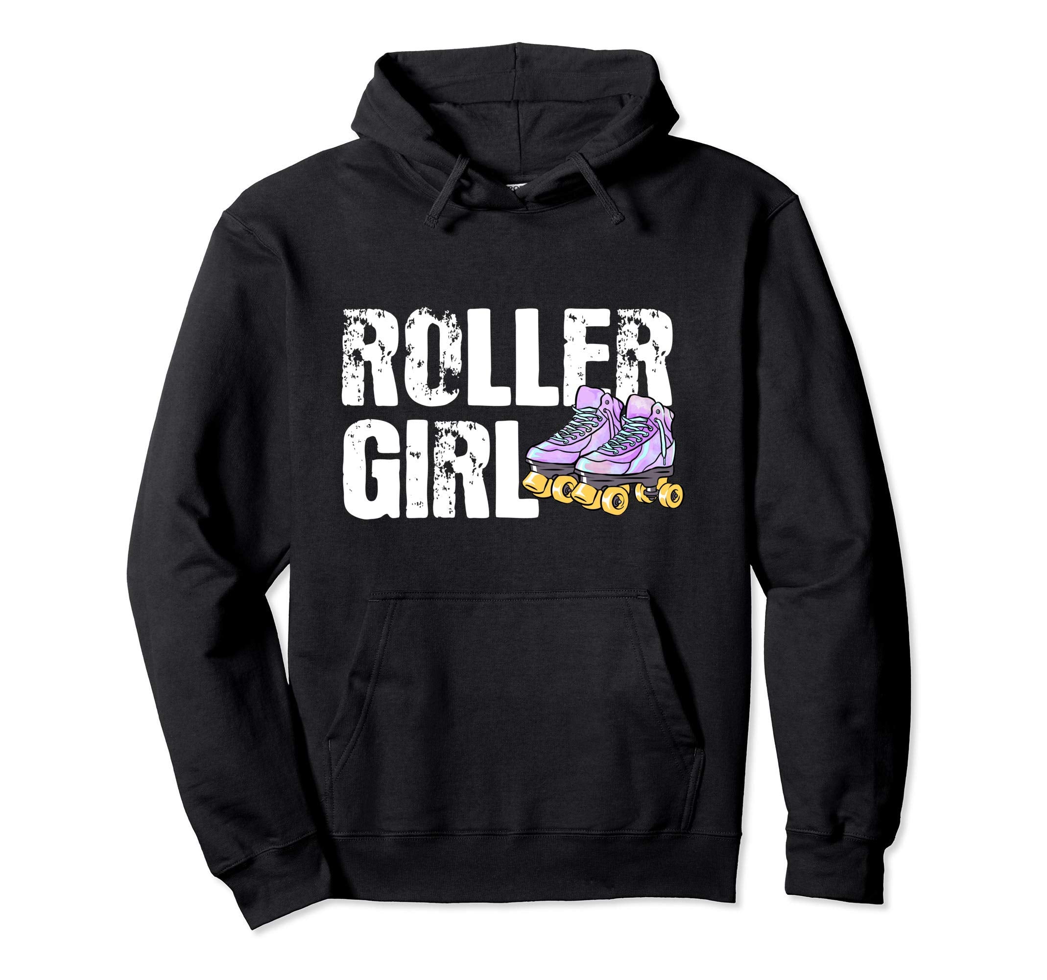 Roller Skating Theme Roller Skates Hoodie - Aesthetic Graphic Unisex - T-Shirt, Sweatshirt, Hoodie