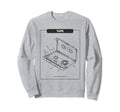 Tape Music Makes My Heart Beat Sweatshirt - Streetwear Style Men Women - T-Shirt, Sweatshirt, Hoodie