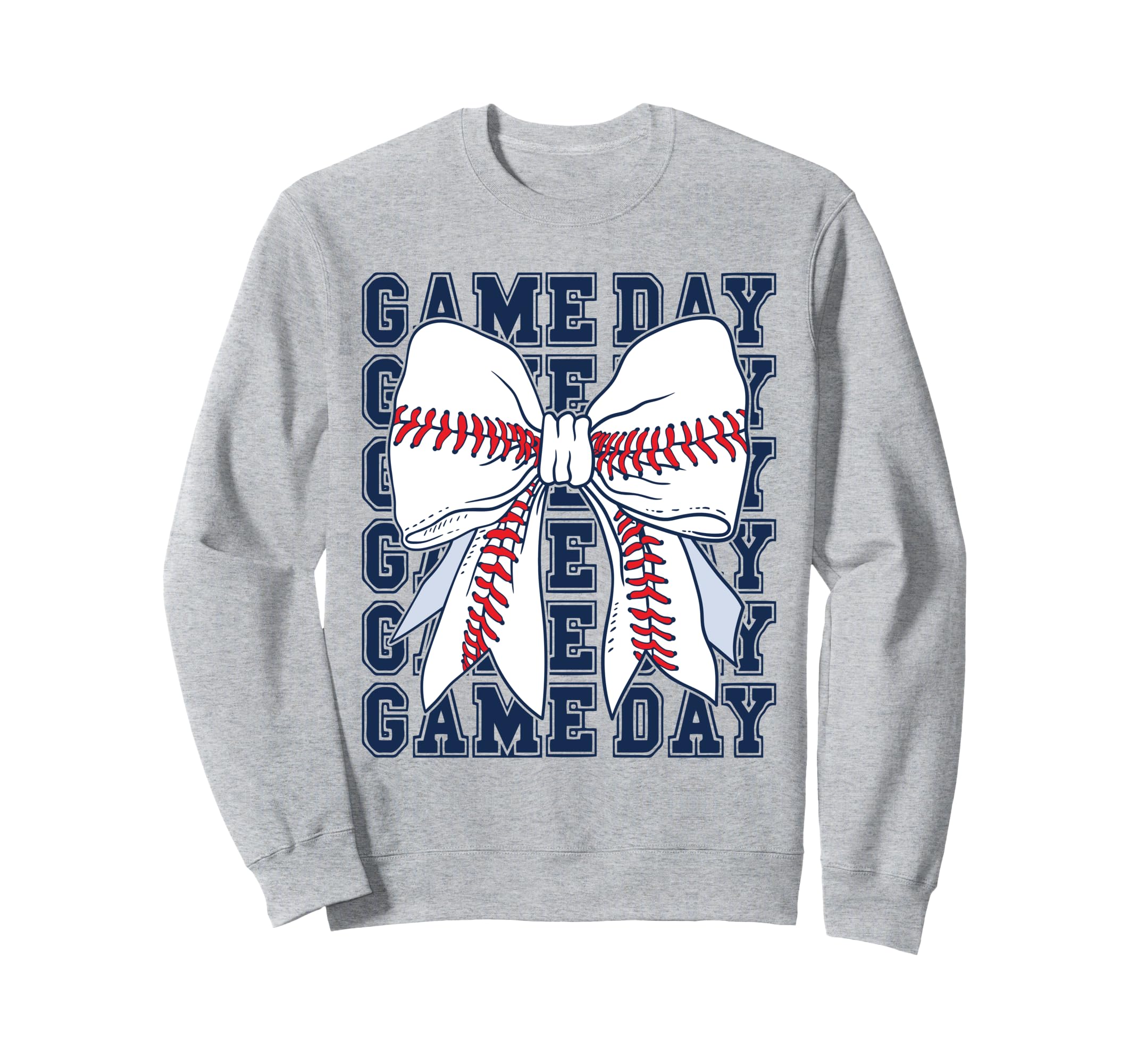 Game Day Baseball Mom Mother Sweatshirt - Fun Novelty Design Men Women - T-Shirt, Sweatshirt, Hoodie