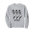 Howdy Skeleton Cowgirl Dancing Cowboy Sweatshirt - Trendy Graphic Unisex - T-Shirt, Sweatshirt, Hoodie