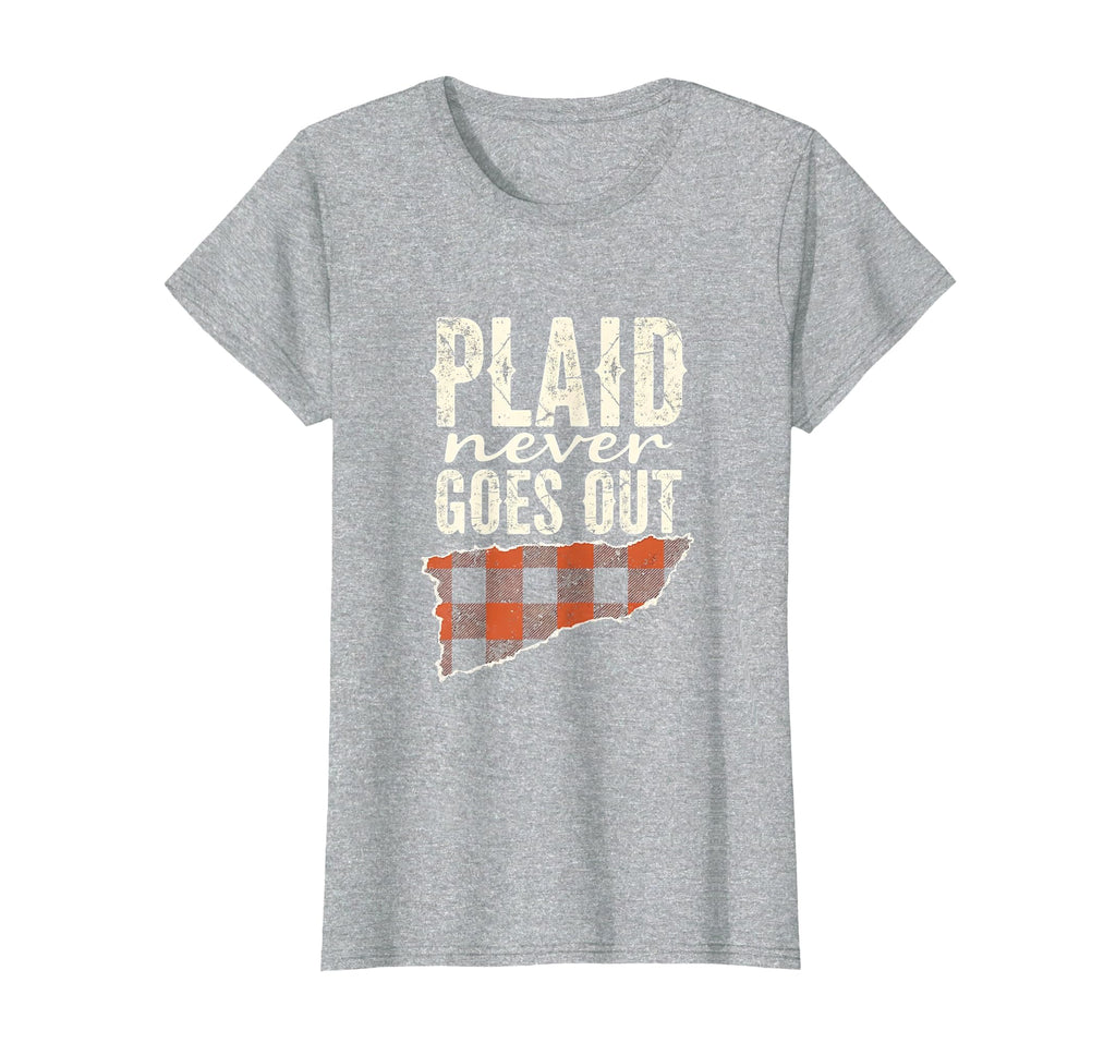 Plaid Never Goes Out Grunge T-Shirt - Streetwear Style Men Women - T-Shirt, Sweatshirt, Hoodie