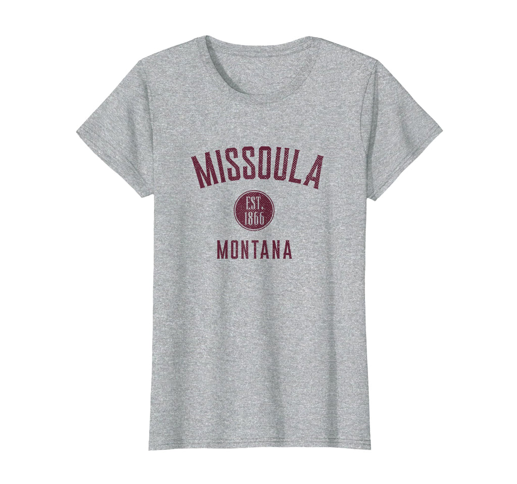 Missoula Montana Varsity Distressed T-Shirt - Aesthetic Graphic Unisex - T-Shirt, Sweatshirt, Hoodie
