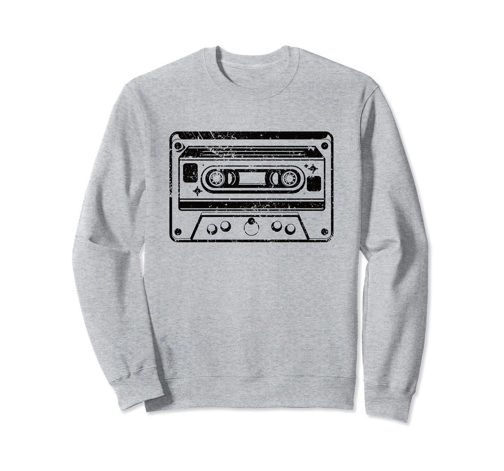 80S Mixtape Hip Hop Music Cassette Sweatshirt - Trendy Graphic for Adults - T-Shirt, Sweatshirt, Hoodie