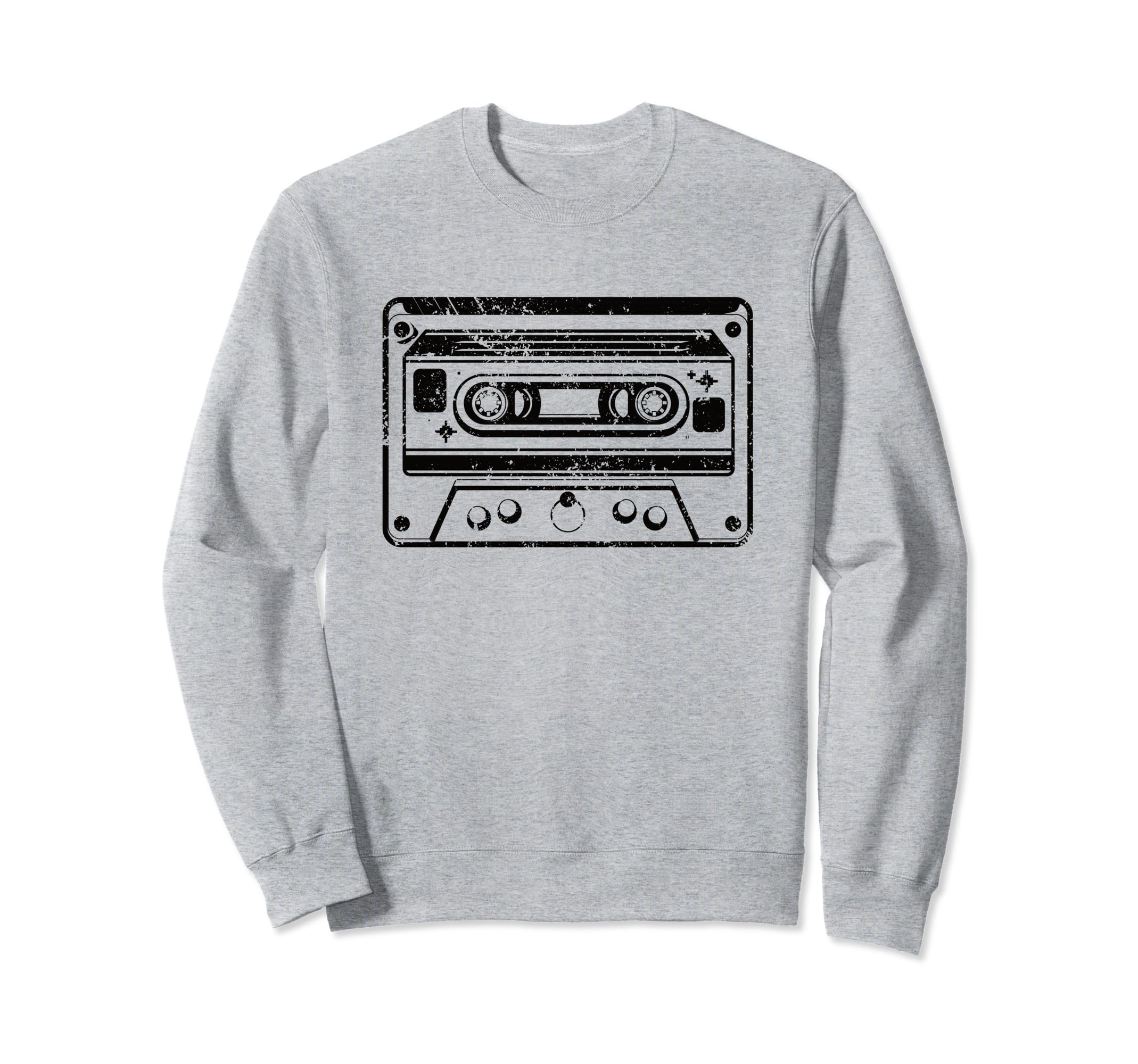 80S Mixtape Hip Hop Music Cassette Sweatshirt - Trendy Graphic for Adults - T-Shirt, Sweatshirt, Hoodie