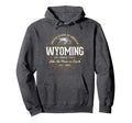 State Wyoming Hoodie - Aesthetic Graphic Unisex - T-Shirt, Sweatshirt, Hoodie