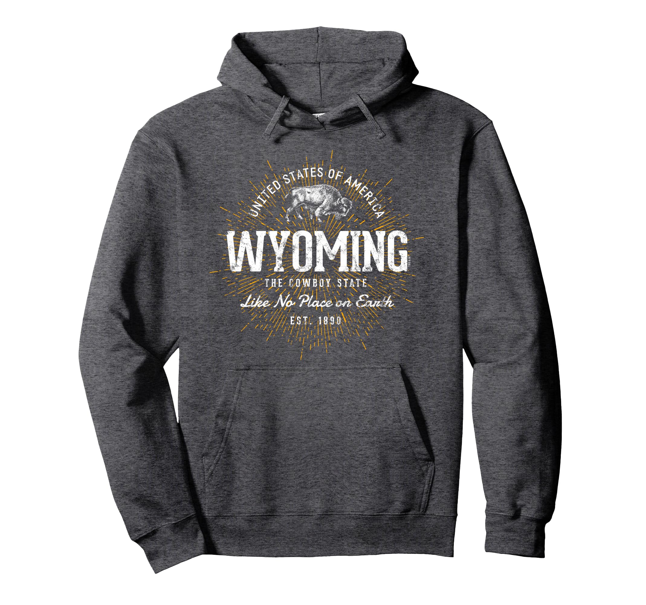 State Wyoming Hoodie - Aesthetic Graphic Unisex - T-Shirt, Sweatshirt, Hoodie
