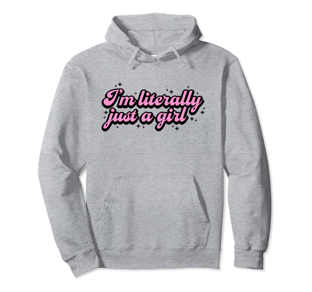 Im Literally Just Funny Y2K Aesthetic Hoodie - Unique Graphic for Adults - T-Shirt, Sweatshirt, Hoodie
