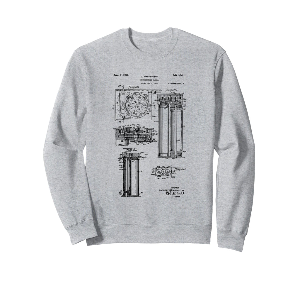 Camera Photographic Patent 1927 Sweatshirt - Streetwear Style for Adults - T-Shirt, Sweatshirt, Hoodie