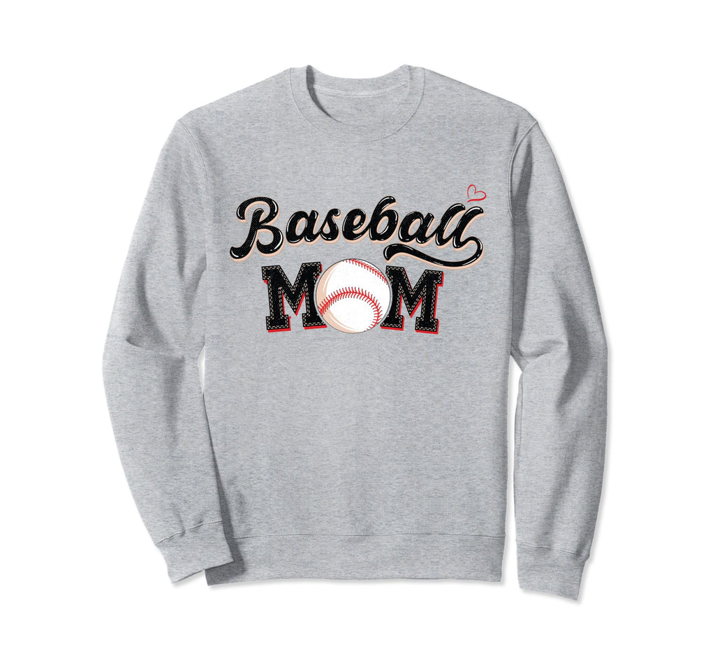 Baseball Mom Funny Baseball Sweatshirt - Graphic Print Unisex - T-Shirt, Sweatshirt, Hoodie
