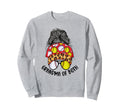 Grandma Both Messy Bun Softball Sweatshirt - Graphic Print Men Women - T-Shirt, Sweatshirt, Hoodie