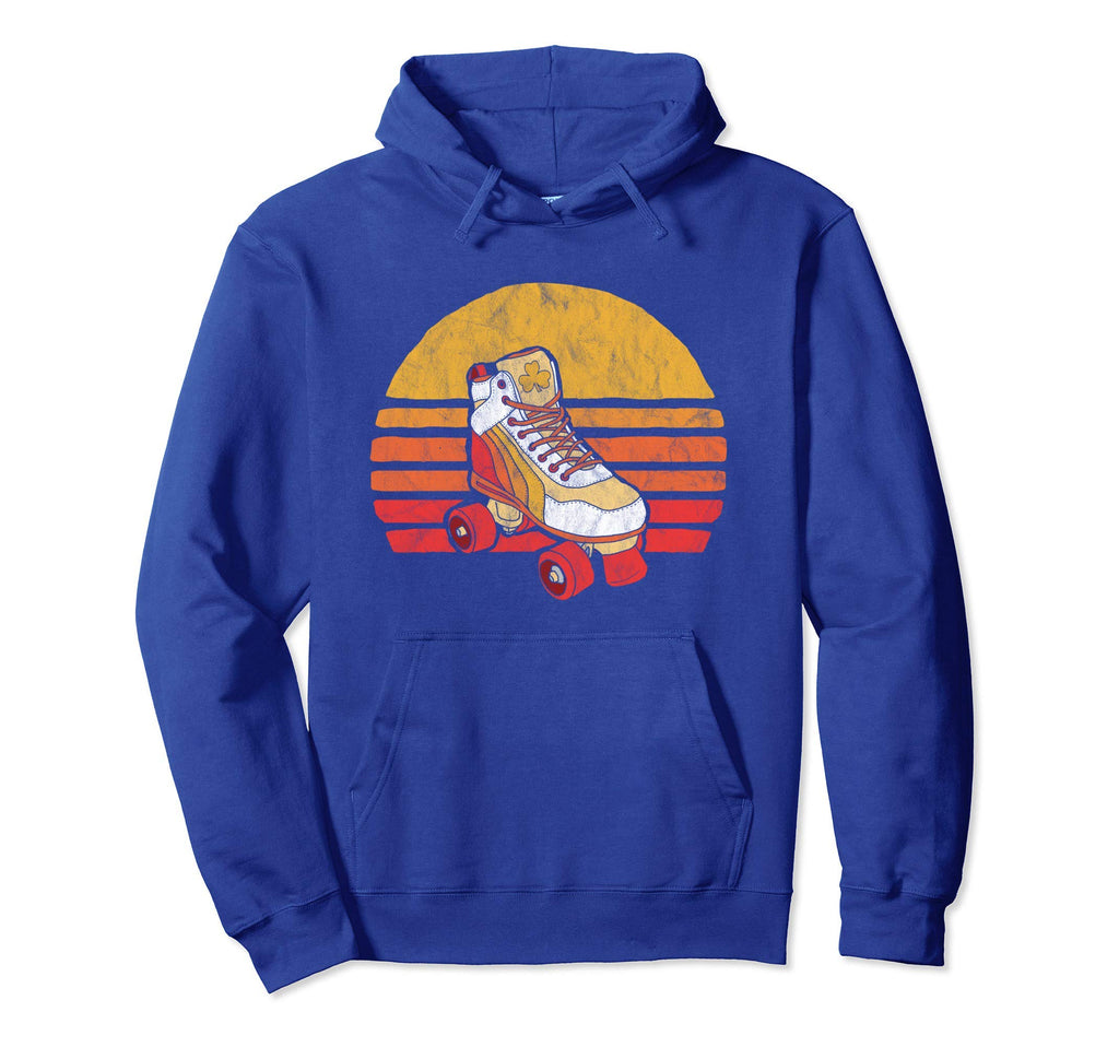Distressed Roller Skate Sun Hoodie - Minimalist Print Unisex - T-Shirt, Sweatshirt, Hoodie