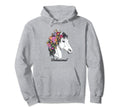 Coquette White Horse Delusional Girlcore Hoodie - Minimalist Print Unisex - T-Shirt, Sweatshirt, Hoodie