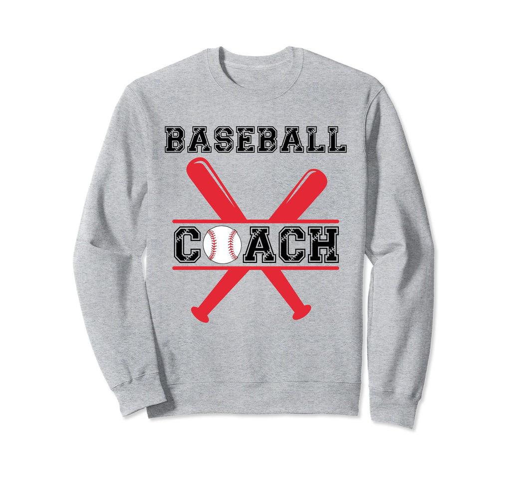 Baseball Coach Baseball Dad Team Sweatshirt - Trendy Graphic for Adults - T-Shirt, Sweatshirt, Hoodie