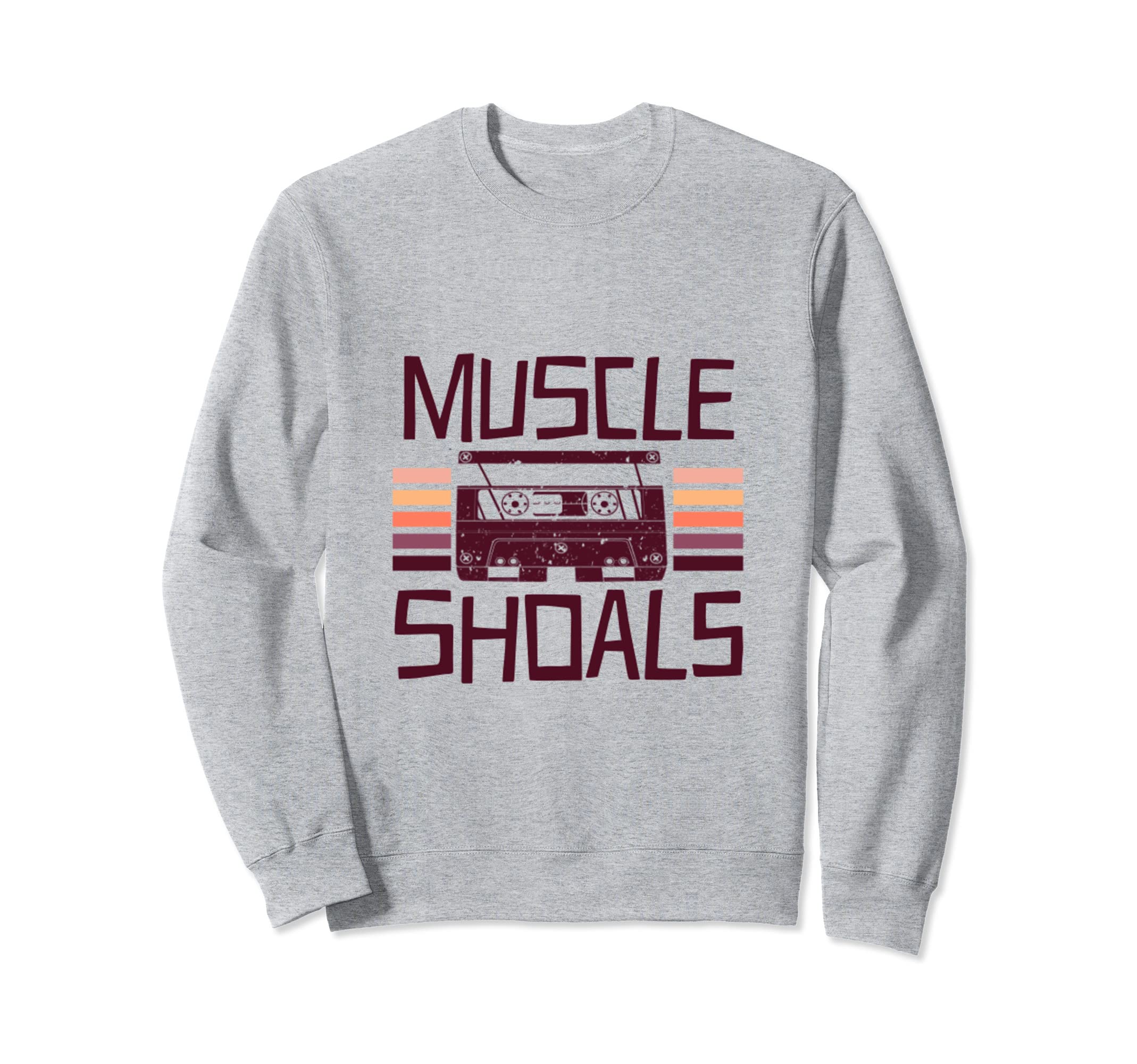 Muscle Shoals Alabama Cassette Tape Sweatshirt - Unique Graphic for Adults - T-Shirt, Sweatshirt, Hoodie