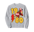 1980 Roller Skate 80S Sweatshirt - Casual Everyday Wear for Adults - T-Shirt, Sweatshirt, Hoodie