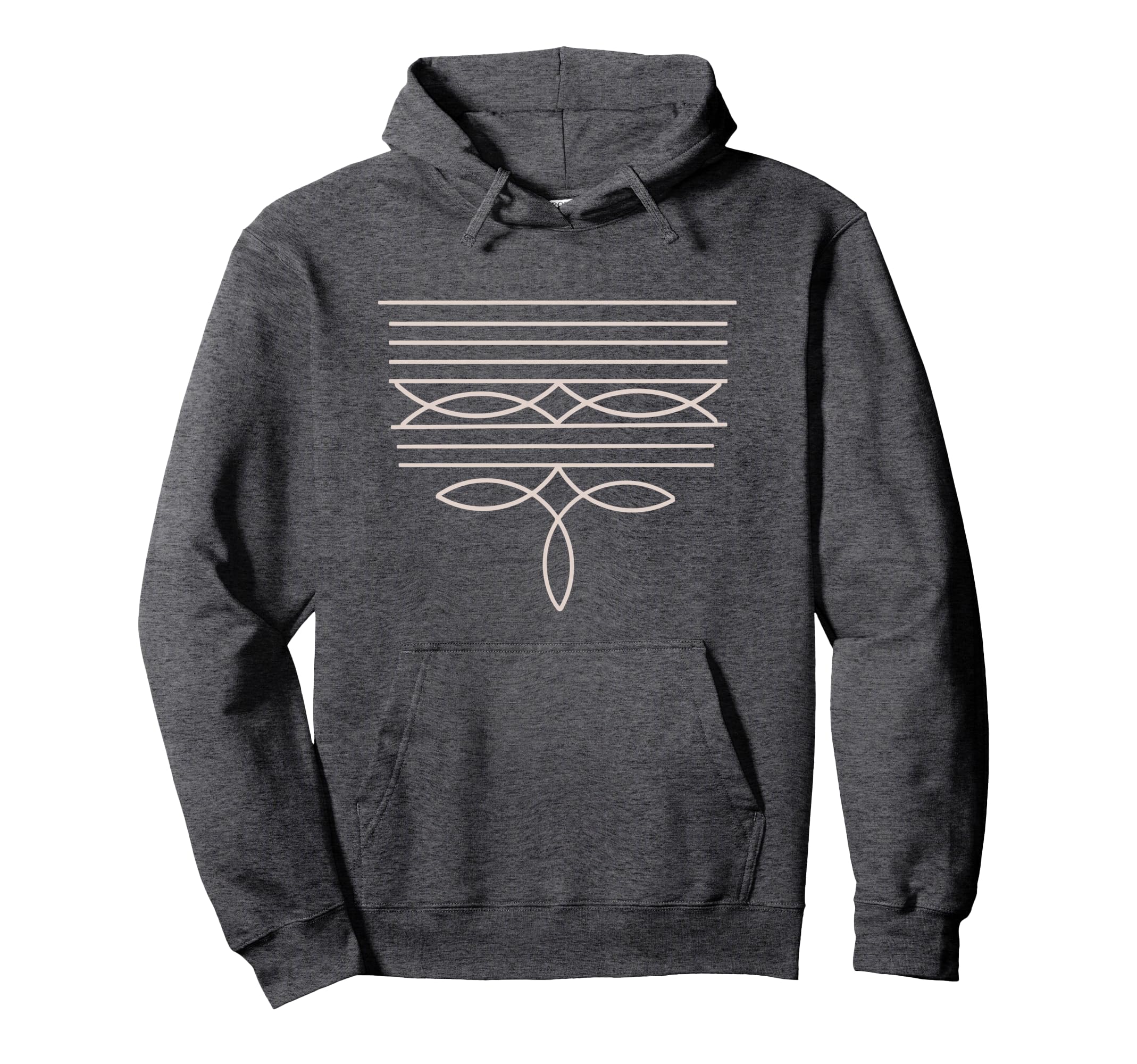 Western Boot Stitch Hoodie - Unique Graphic Unisex - T-Shirt, Sweatshirt, Hoodie
