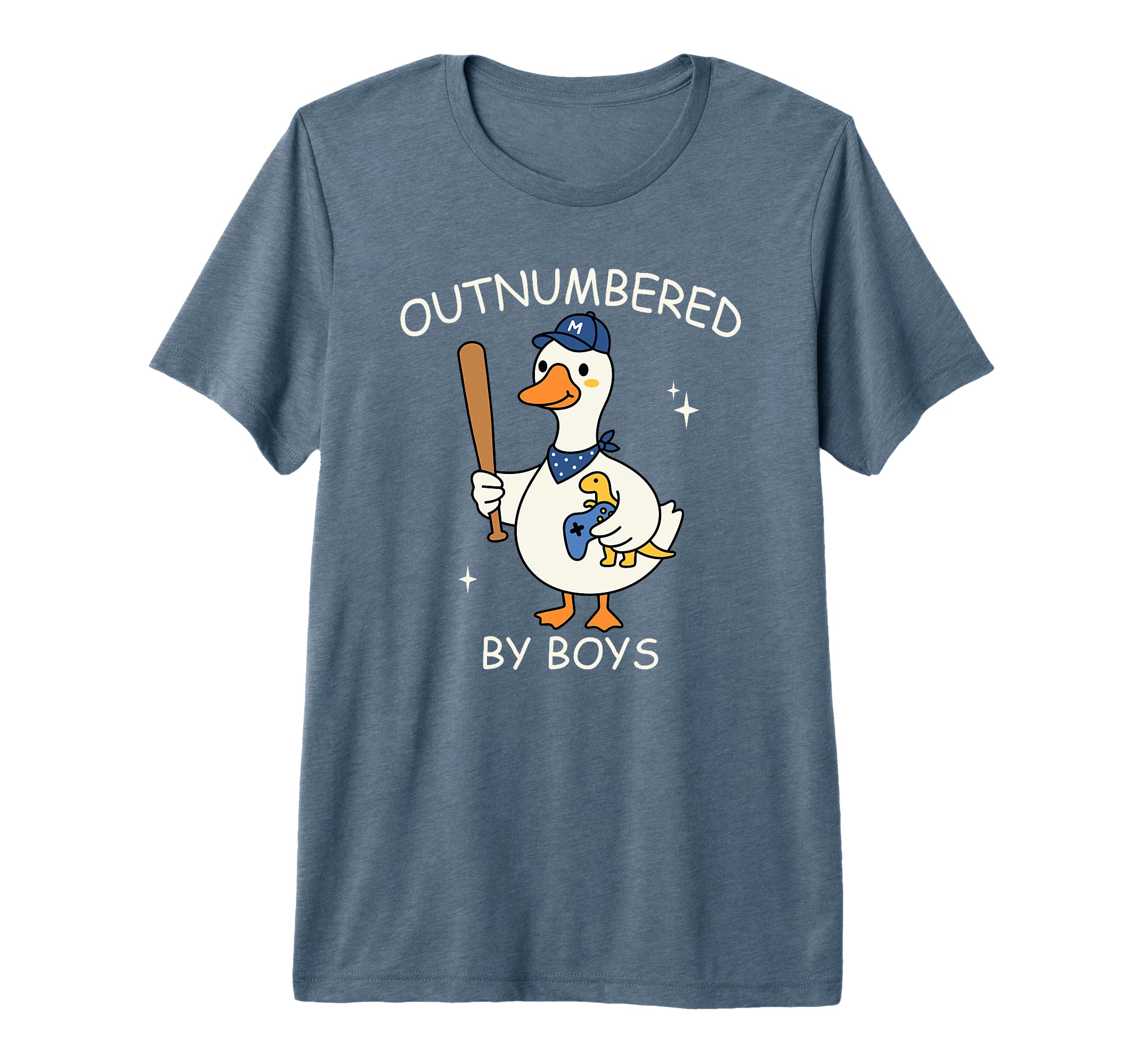Outnumbered Goose Duck Mom Mothers Day T-Shirt - Unique Graphic Men Women - T-Shirt, Sweatshirt, Hoodie