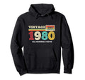 40 Birthday Gift Best 1980 Hoodie - Casual Everyday Wear Men Women - T-Shirt, Sweatshirt, Hoodie
