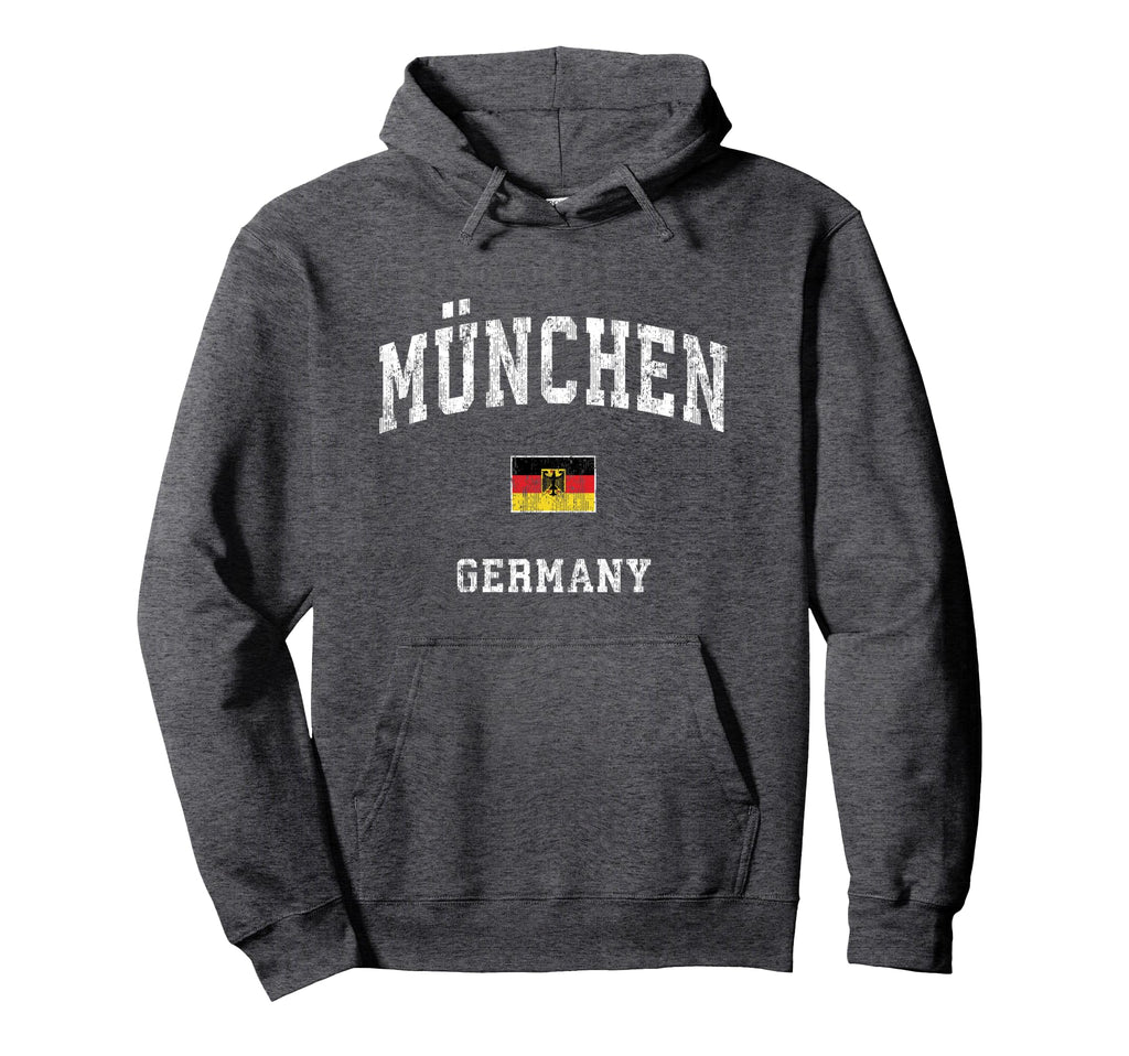 Munich Munchen Germany Athletic Sports Hoodie - Unique Graphic Unisex - T-Shirt, Sweatshirt, Hoodie