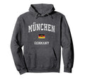 Munich Munchen Germany Athletic Sports Hoodie - Unique Graphic Unisex - T-Shirt, Sweatshirt, Hoodie