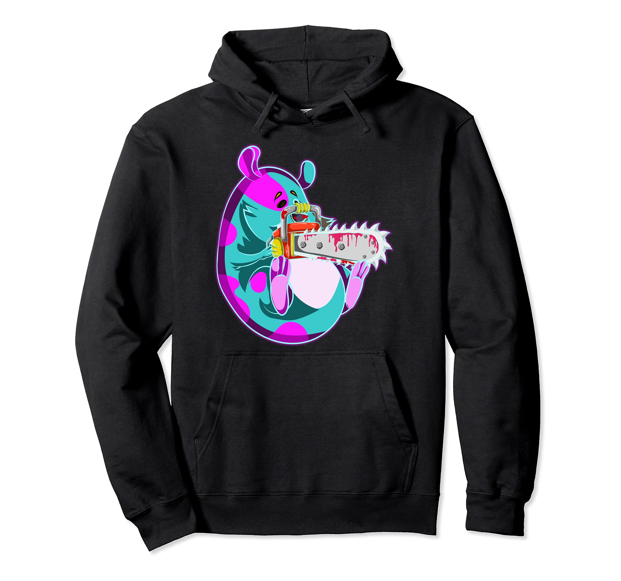 80S Art Vaporwave Aesthetic Chainsaw Hoodie - Novelty Apparel Men Women - T-Shirt, Sweatshirt, Hoodie