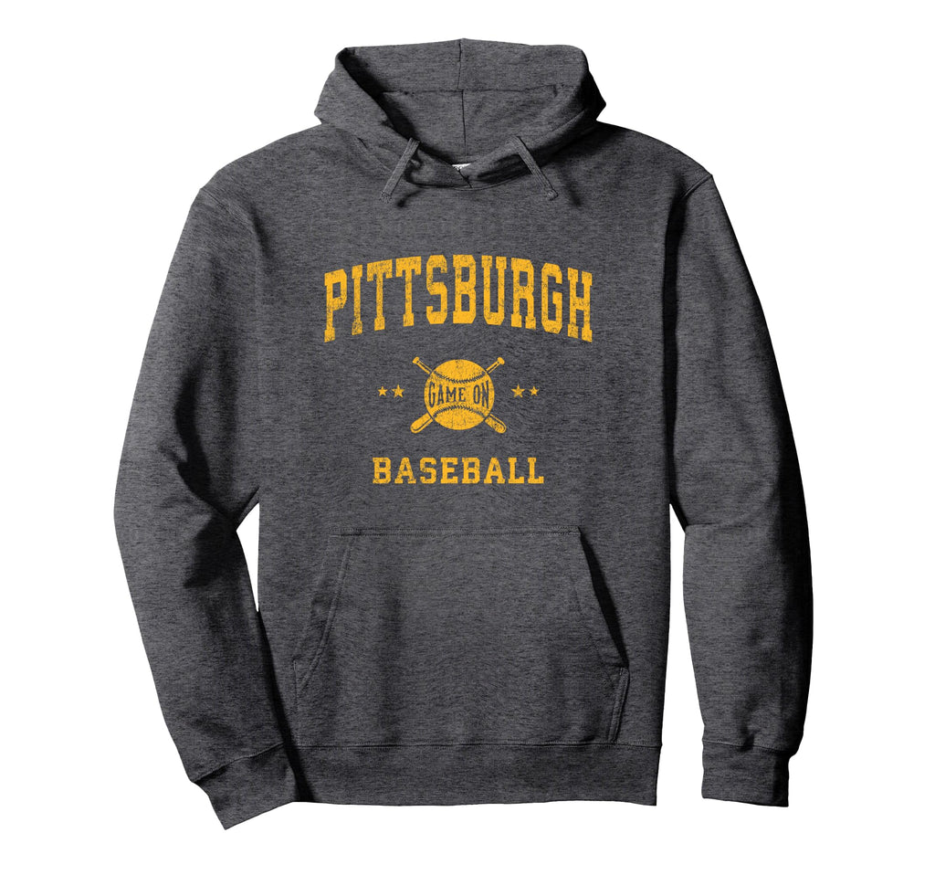 Pittsburgh Baseball Throwback Hoodie - Trendy Graphic for Adults - T-Shirt, Sweatshirt, Hoodie