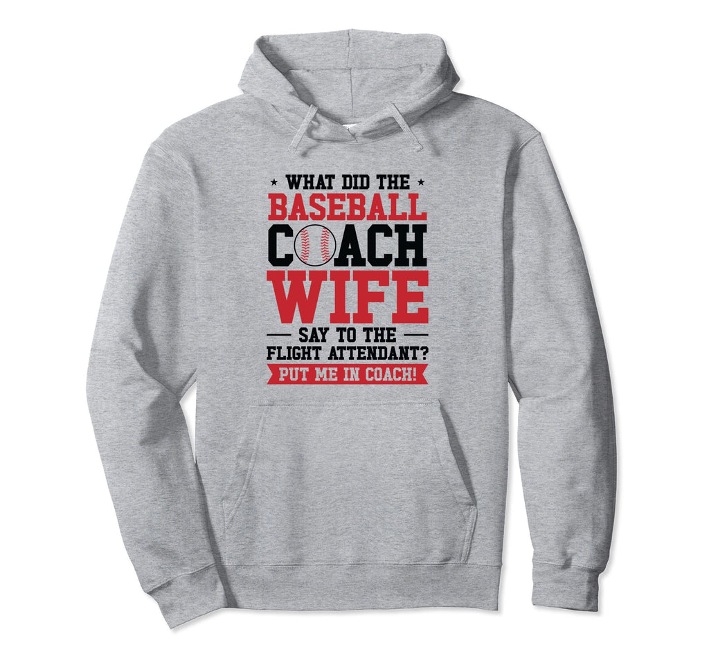 Baseball Coach Wife Professional Mom Hoodie - Fun Novelty Design Unisex - T-Shirt, Sweatshirt, Hoodie