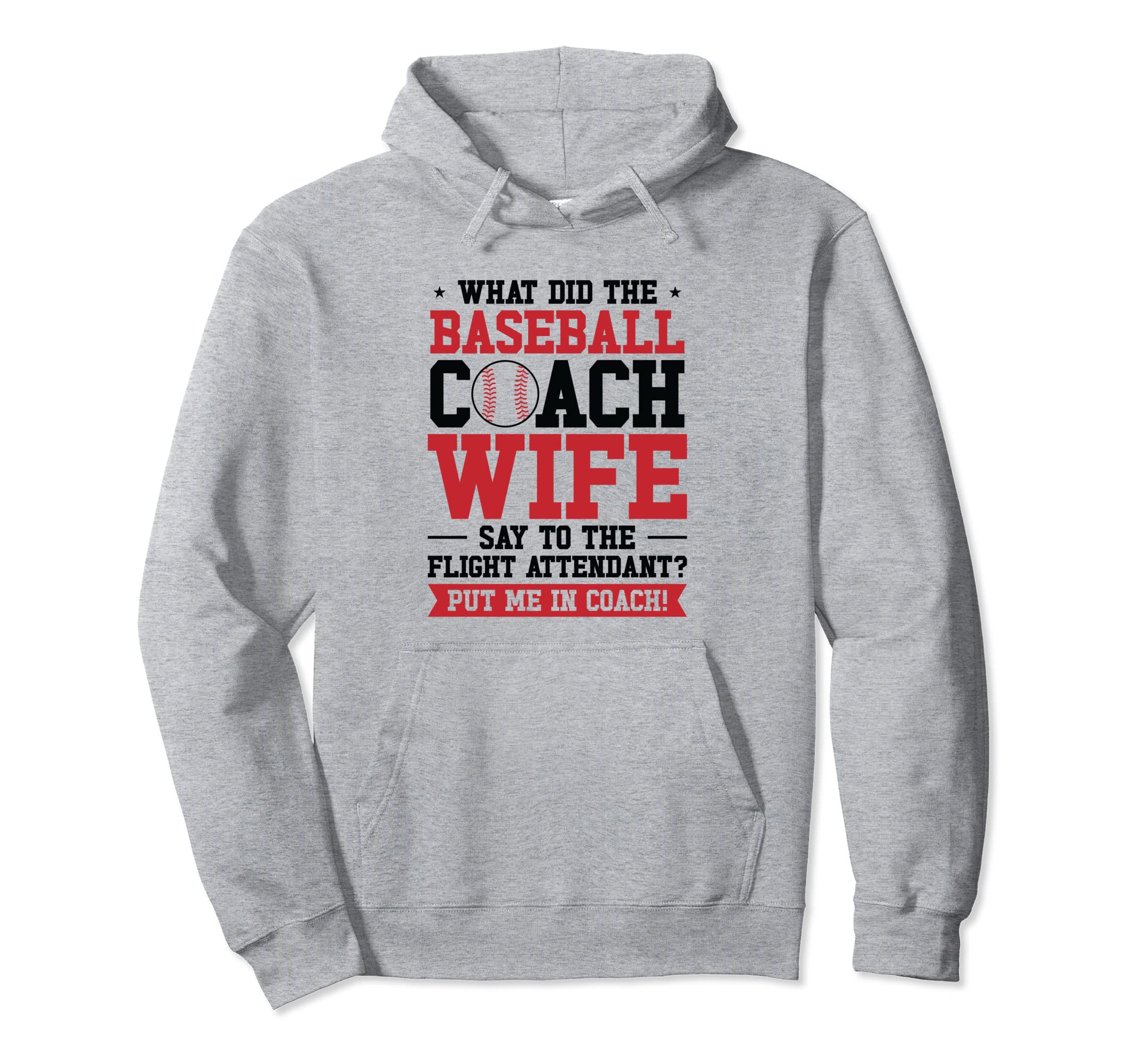Baseball Coach Wife Professional Mom Hoodie - Fun Novelty Design Unisex - T-Shirt, Sweatshirt, Hoodie