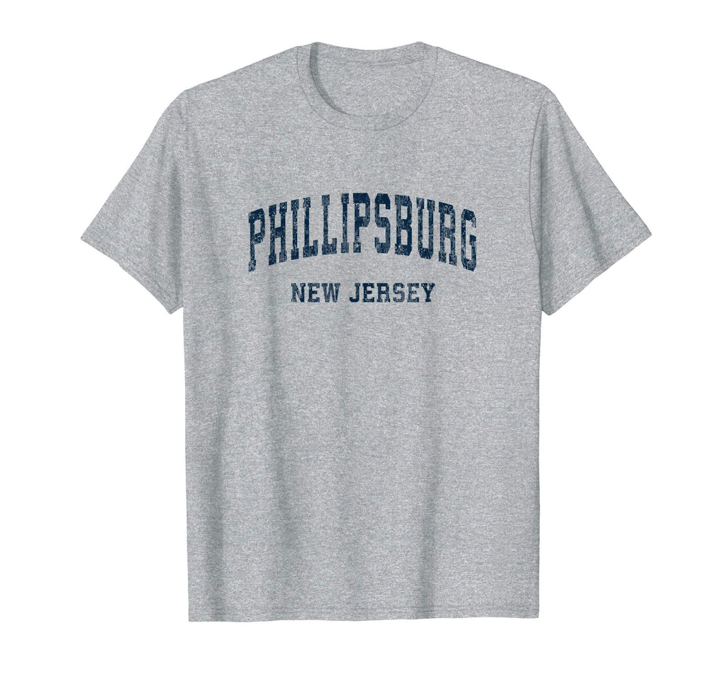 Phillipsburg New Jersey Nj Varsity T-Shirt - Fun Novelty Design for Adults - T-Shirt, Sweatshirt, Hoodie