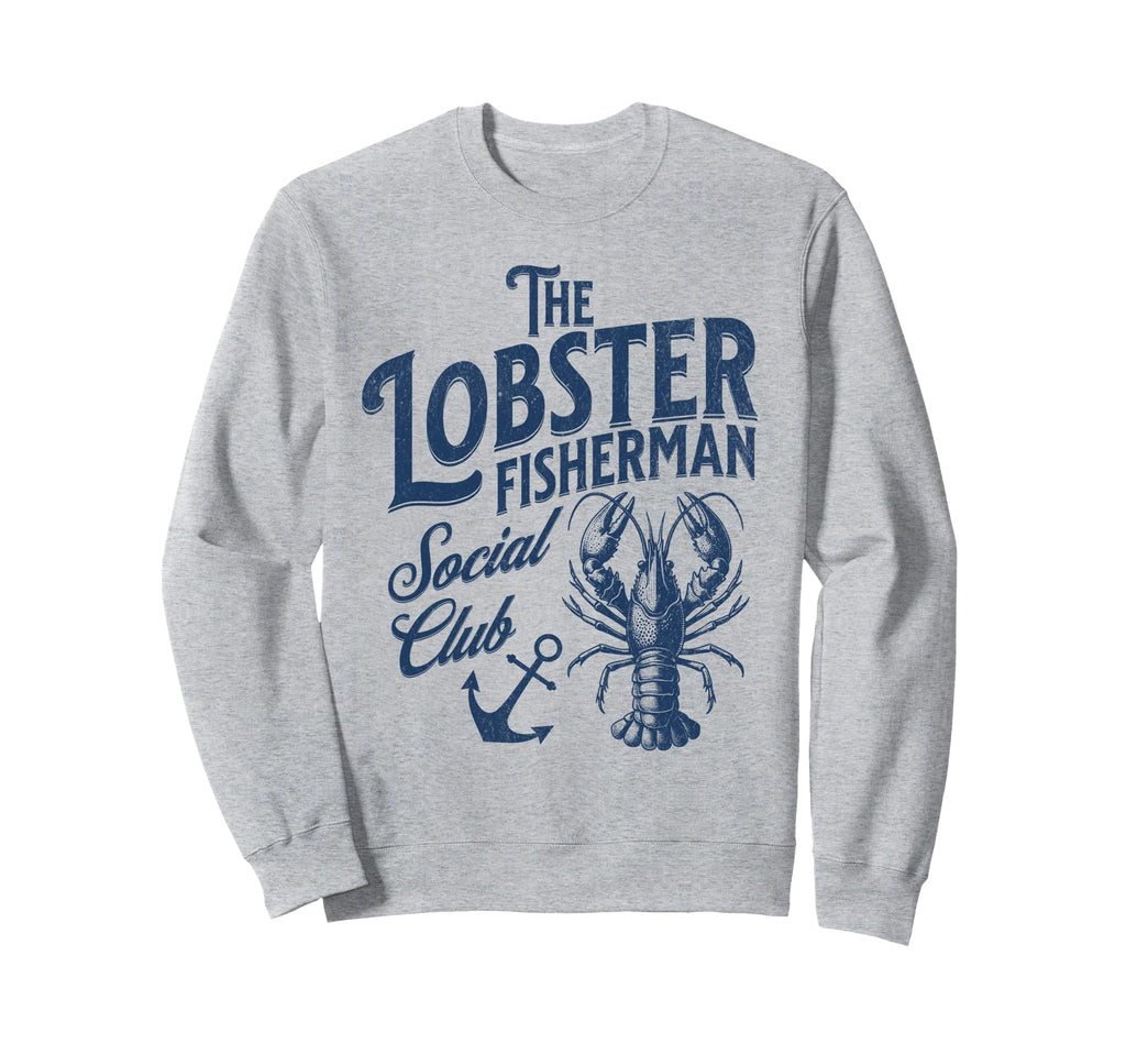 90S Fisherman Aesthetic Fish Trendy Sweatshirt - Minimalist Print Unisex - T-Shirt, Sweatshirt, Hoodie