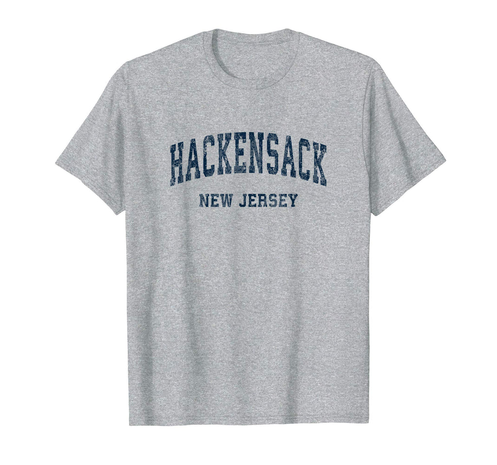 Hackensack New Jersey Nj Varsity Sports T-Shirt - Minimalist Print Unisex - T-Shirt, Sweatshirt, Hoodie