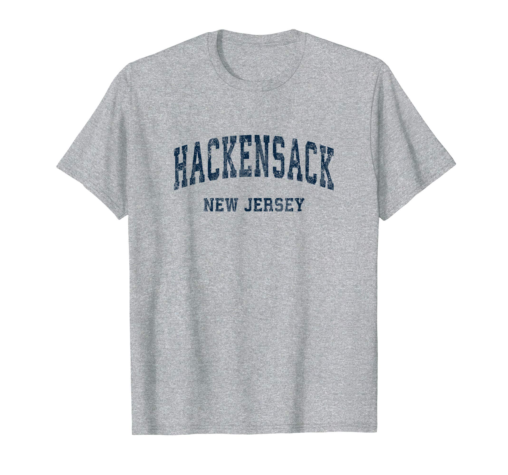 Hackensack New Jersey Nj Varsity Sports T-Shirt - Minimalist Print Unisex - T-Shirt, Sweatshirt, Hoodie