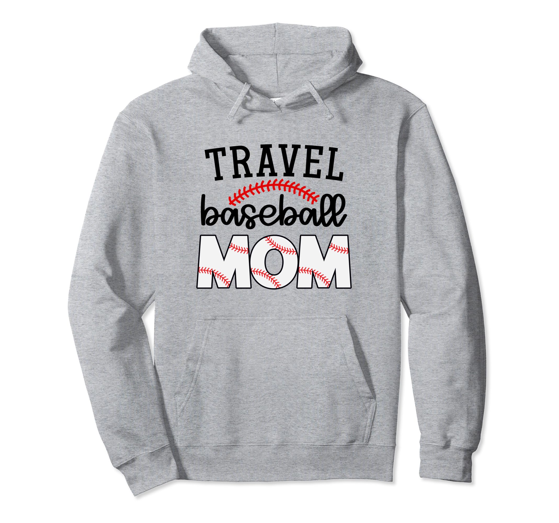 Travel Baseball Mom Sports Mom Hoodie - Custom Art Print for Adults - T-Shirt, Sweatshirt, Hoodie