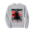 Y2K Shadow Walker Bold Urban Sweatshirt - Minimalist Print Men Women - T-Shirt, Sweatshirt, Hoodie