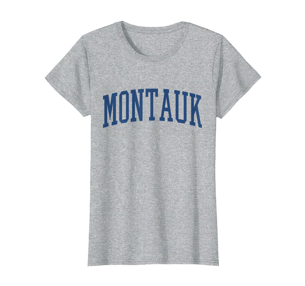 Varsity Grey Montauk T-Shirt - Casual Everyday Wear for Adults - T-Shirt, Sweatshirt, Hoodie