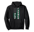 Marijuana Hemp Farmer Gift Distressed Hoodie - Trendy Graphic for Adults - T-Shirt, Sweatshirt, Hoodie