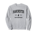 Manchester New Hampshire Nh Sports Sweatshirt - Unique Graphic Men Women - T-Shirt, Sweatshirt, Hoodie