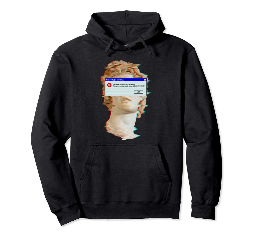 Reality Is Bending Aesthetic Greek Hoodie - Fun Novelty Design Men Women - T-Shirt, Sweatshirt, Hoodie
