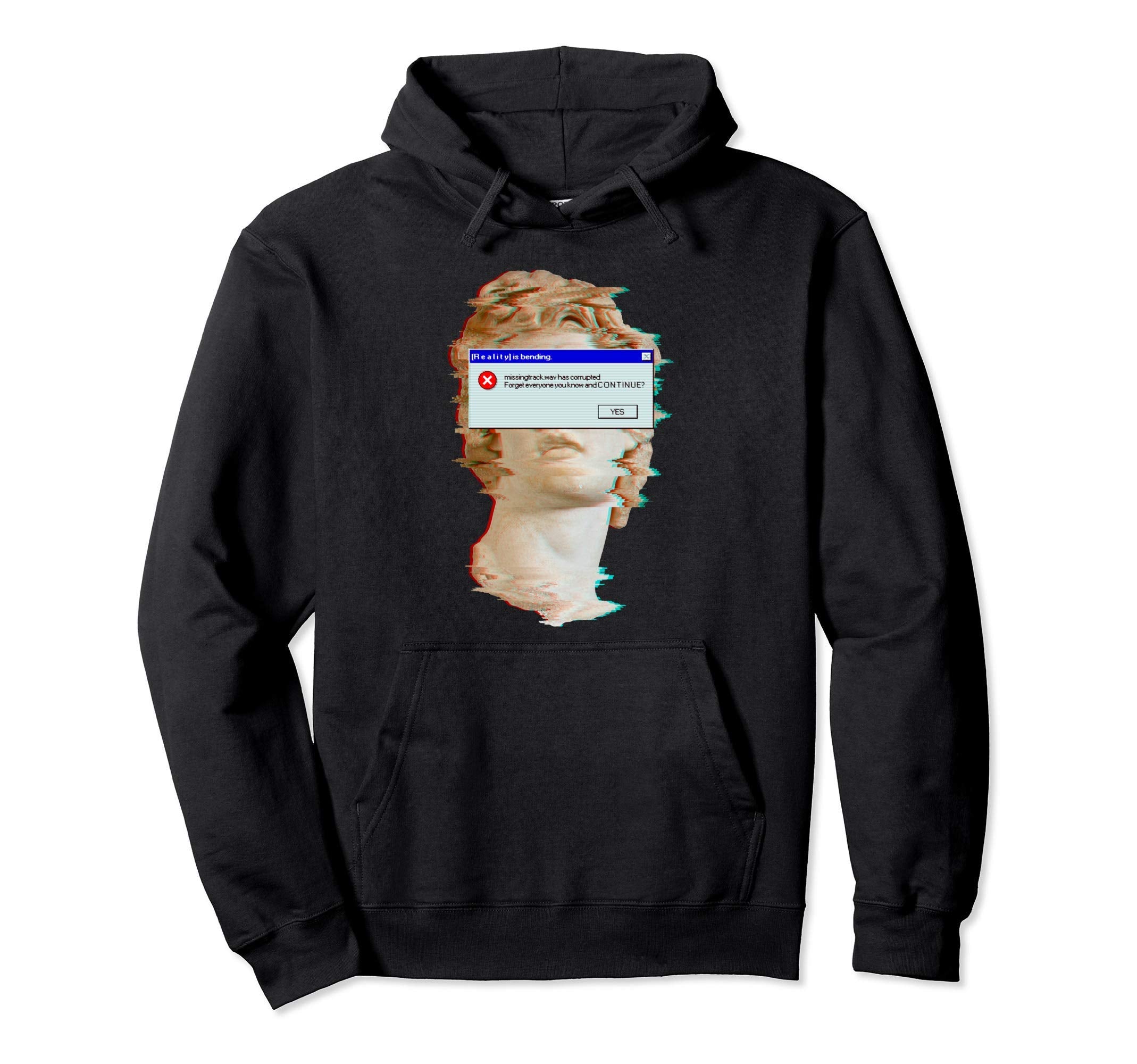 Reality Is Bending Aesthetic Greek Hoodie - Fun Novelty Design Men Women - T-Shirt, Sweatshirt, Hoodie