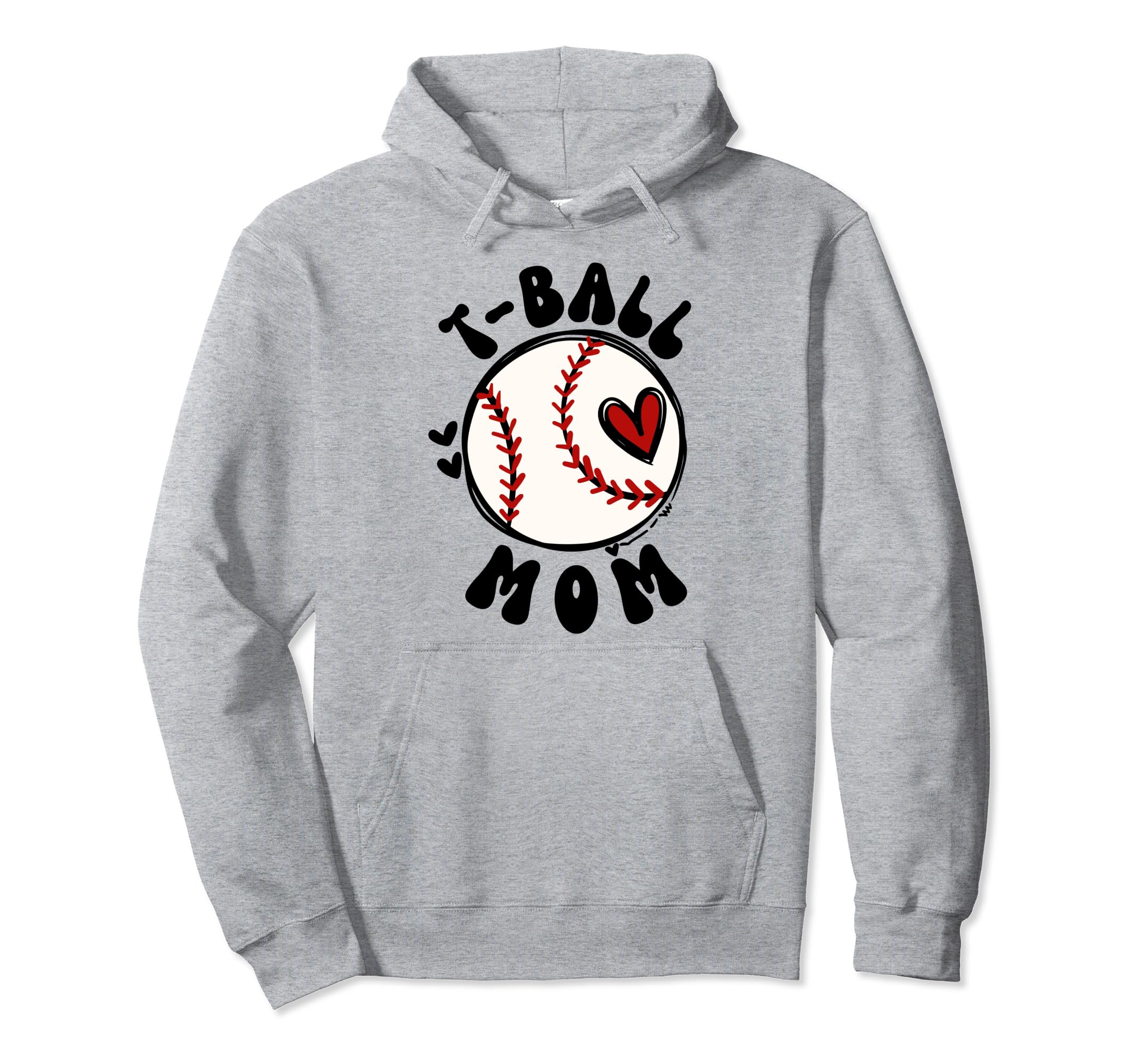 T Ball Mama Baseball Tball Mom Hoodie - Trendy Graphic for Adults - T-Shirt, Sweatshirt, Hoodie