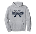 Conesus Lake New York Distressed Hoodie - Novelty Apparel for Adults - T-Shirt, Sweatshirt, Hoodie