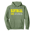 Softball Dad Like Baseball Dad But Hoodie - Streetwear Style for Adults - T-Shirt, Sweatshirt, Hoodie