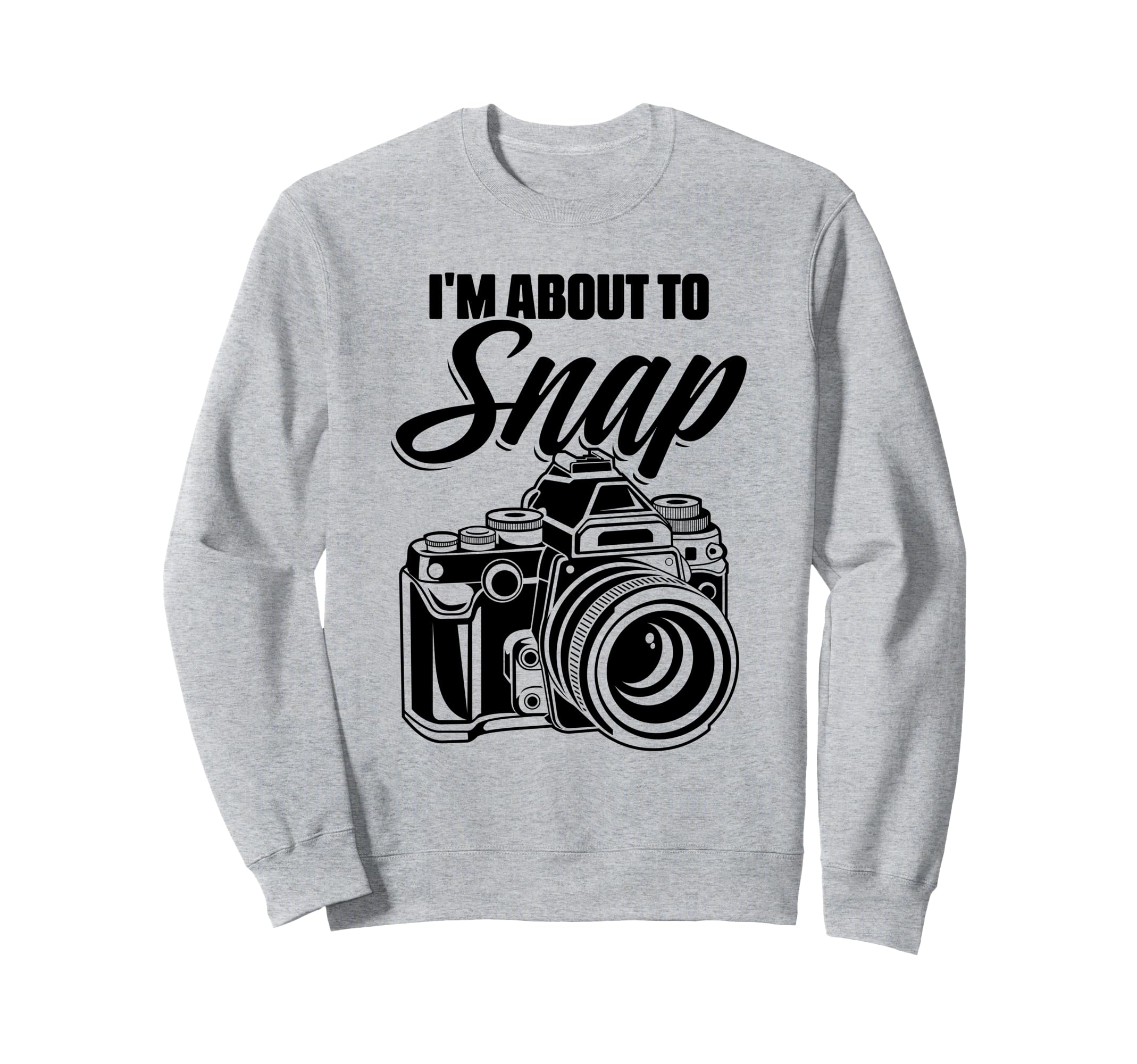 Camera Photographer Sweatshirt - Custom Art Print Men Women - T-Shirt, Sweatshirt, Hoodie