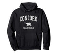Concord California Ca Distressed Sports Hoodie - Streetwear Style Men Women - T-Shirt, Sweatshirt, Hoodie