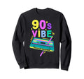 90S Vibe Music Cassette Tape Party Sweatshirt - Minimalist Print Men Women - T-Shirt, Sweatshirt, Hoodie
