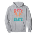 Roller Skating Skate 1970S Why Walk Hoodie - Aesthetic Graphic for Adults - T-Shirt, Sweatshirt, Hoodie