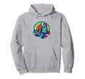 Groovy Mountain Mama Hippie 60S Hoodie - Fun Novelty Design for Adults - T-Shirt, Sweatshirt, Hoodie