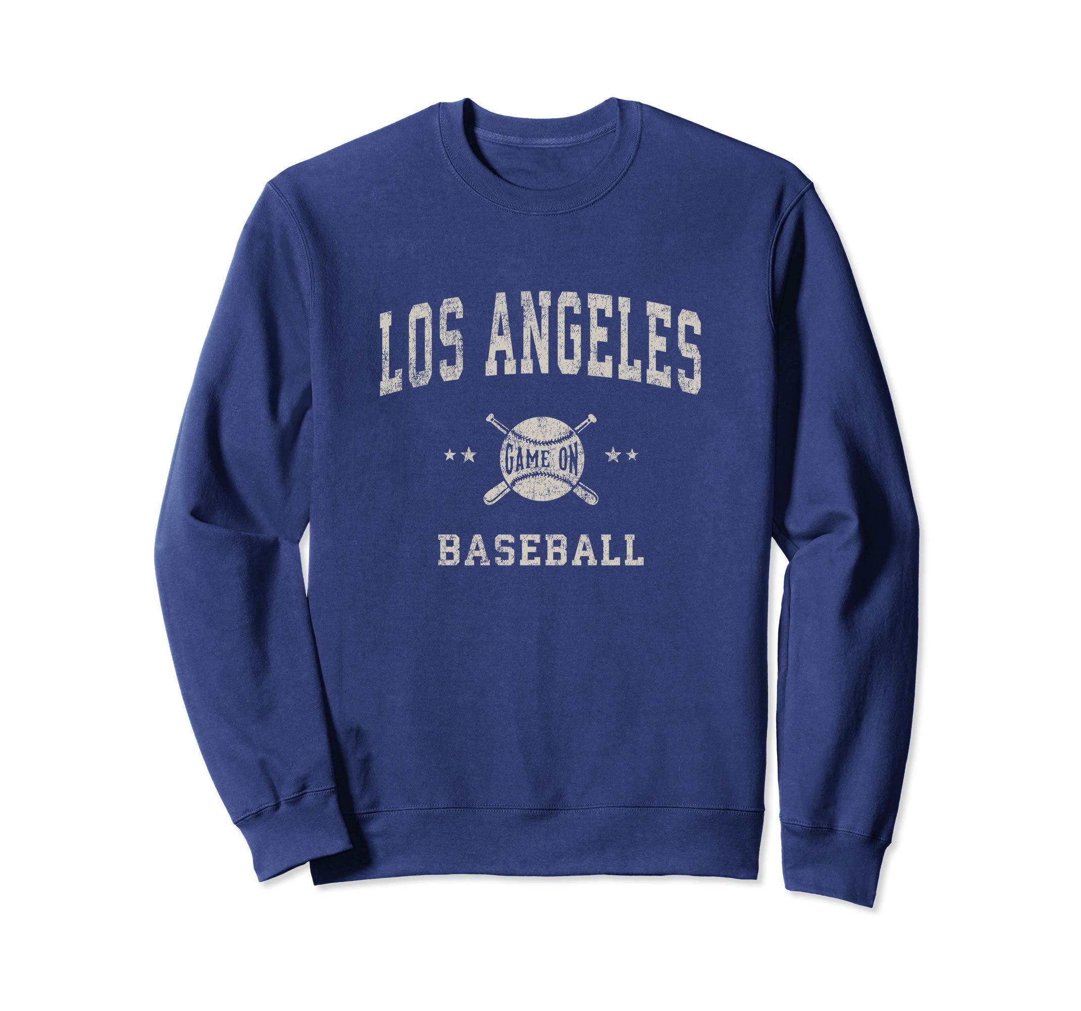 Los Angeles La Baseball Throwback Sweatshirt - Aesthetic Graphic Men Women - T-Shirt, Sweatshirt, Hoodie