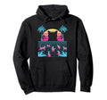 Japanese Cats Vaporwave 90S Aesthetic Hoodie - Casual Everyday Wear Unisex - T-Shirt, Sweatshirt, Hoodie
